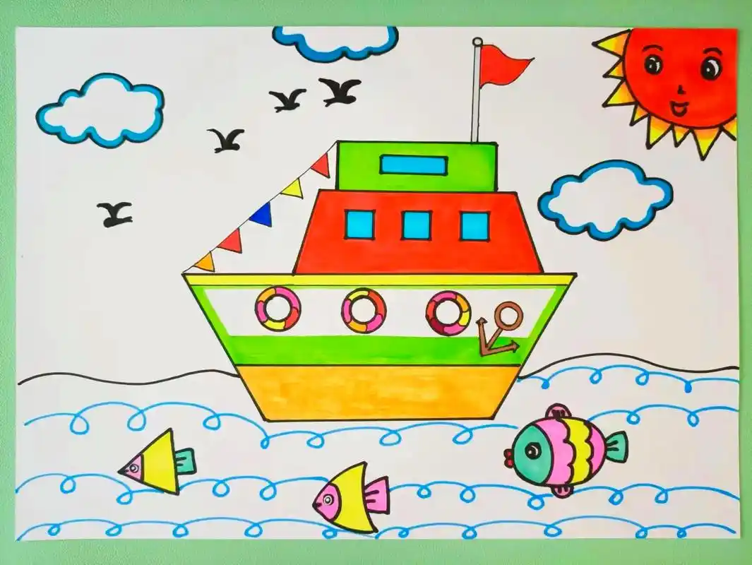 边认图形边画画,梯形变变变#简笔画 #亲子简笔 - 抖音