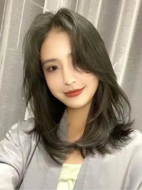 薄荷米棕色  #沈阳美发店#冷茶色  #青棕色  #沈阳染发