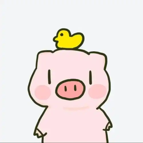 敲可爱的猪猪头像