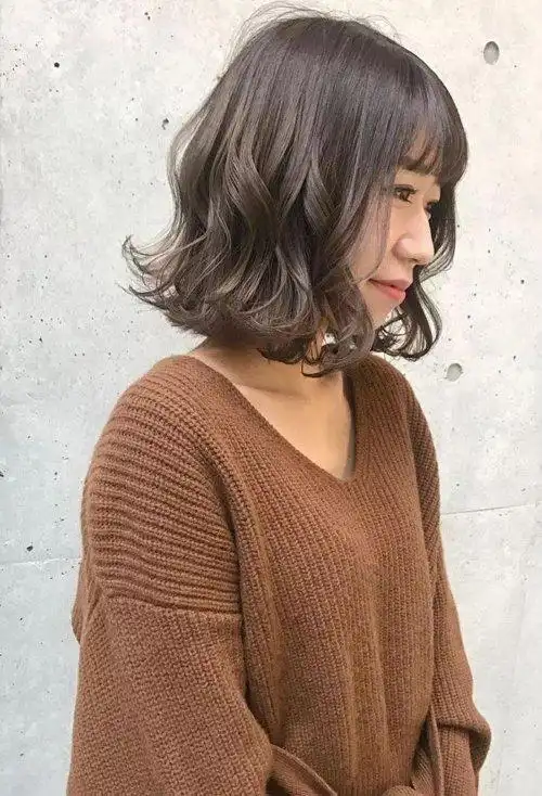 俏皮外翻复古卷头发大全,卷发图片,发型图片