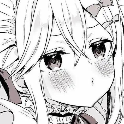 进来拿丧系黑白日系漫画动漫女生头像