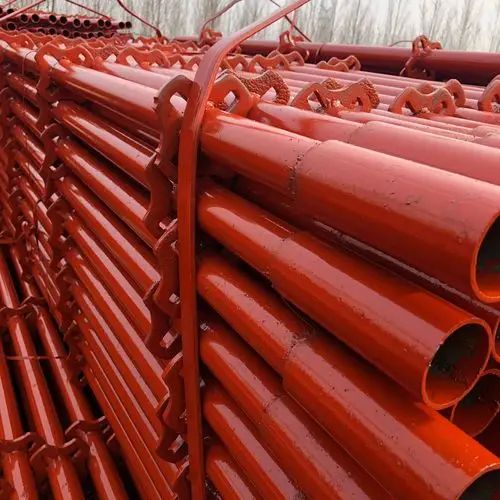 河南轮扣式脚手架供应轮扣脚手架直插型轮盘十字盘脚手架q235