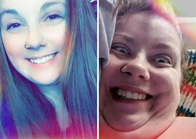 扮丑自拍,真的会吓死人,真造孽