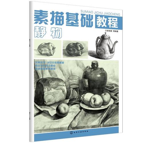 素描基础教程 静物 零基础学素描 素描自学入门教材书籍 铅笔手绘画