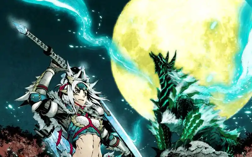 【迟道冬日祭】素材太刀g2雷狼龙63536