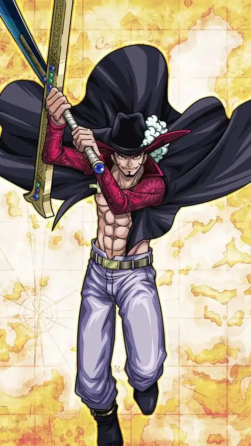 米霍克曾经和香克斯是竞争对手,两人的战斗也成为一段佳话.