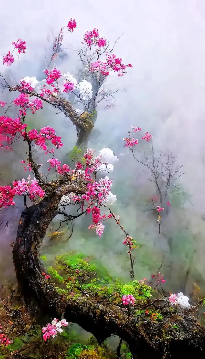 一树一花花各艳,各有颜色不一样.醉了风景醉了神,此树此景催仙 - 抖音