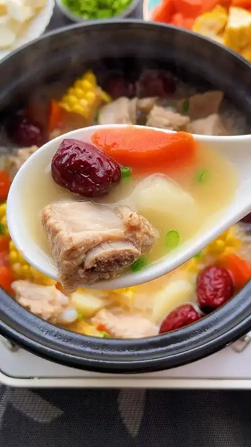 美食#砂锅排骨汤