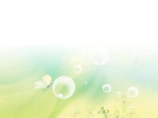 一组绿色春天的彩绘幻灯片ppt模板素材免费下载_ppt背景_艾奥云办公室