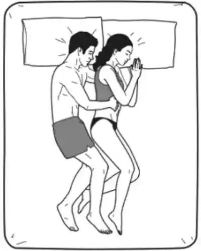 夫妻间最般配最健康的双人睡姿(组图)