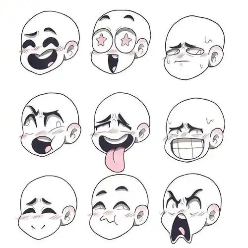 动漫手绘丰富你的人物表情拒绝脸瘫