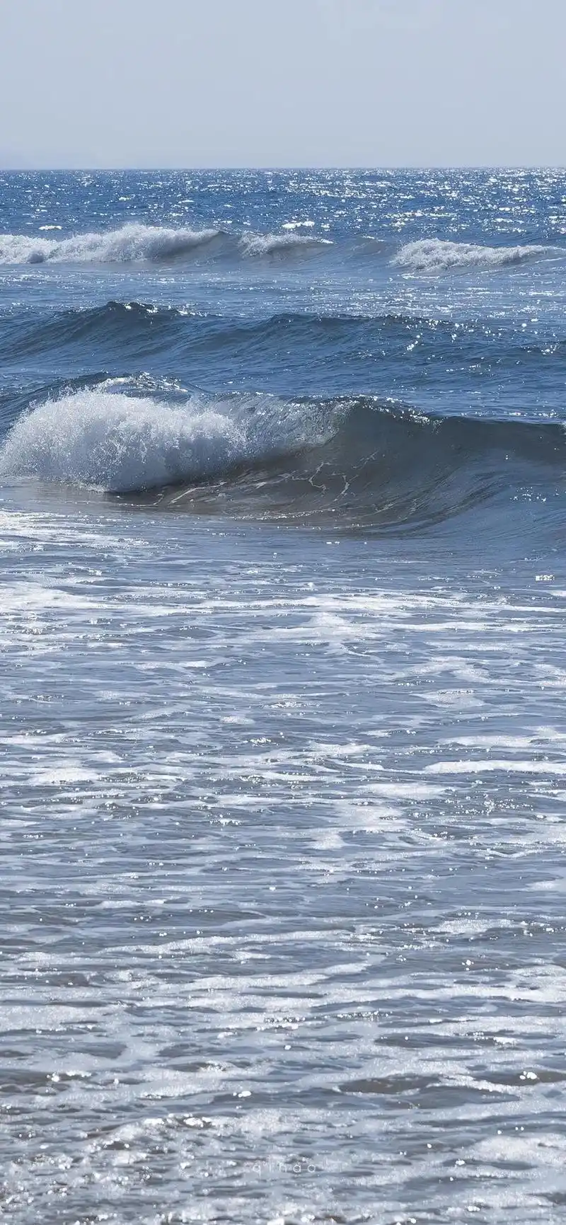 蓝色大海海水高清壁纸