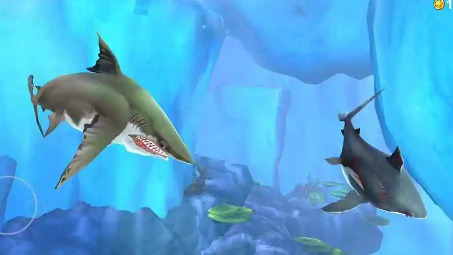 饥饿鲨世界巨齿鲨会把小鲸鲨吃掉吗