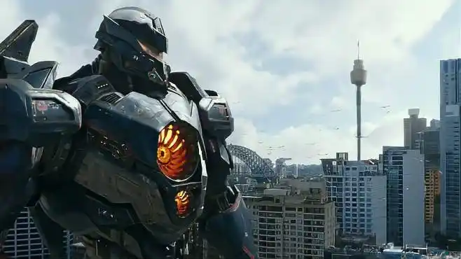 环太平洋:雷霆再起:流浪者号被不明机甲攻击,升级版机甲完胜