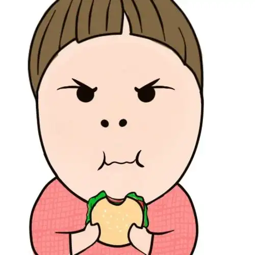 小明明男孩吃货头像