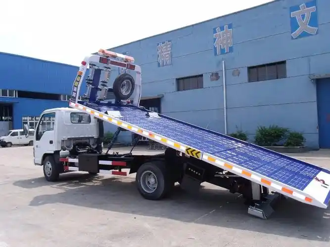 吨平车拖车沉船卡车五十铃拖车 - buy isuzu truck,wrecker tow truck
