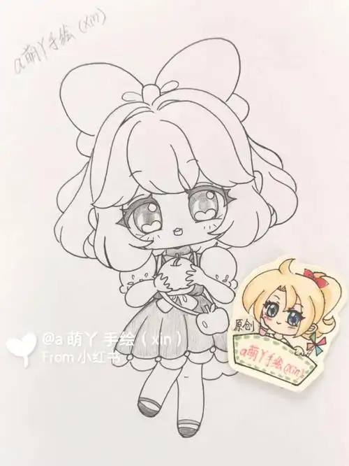 迷你世界白雪公主原创简笔绘画画的日常教程