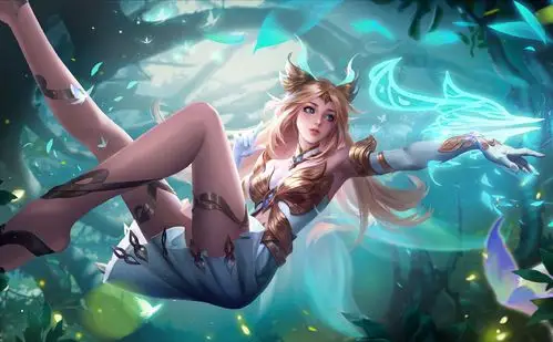 王者荣耀艾琳一图 女武神去布料