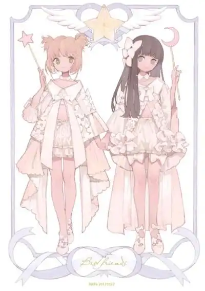 少女 动漫 服装素材 设计 动漫人设 二次元 漫画古风 人物 手绘 q版