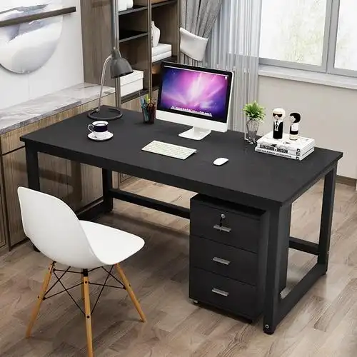 加固型简易电脑桌学生书桌双人办公桌台式家用写字台桌子简约现代