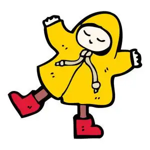 雨衣卡通图片