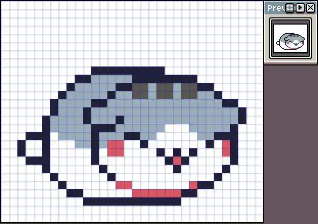 a5可爱小猫像素画网格画图案_网易订阅