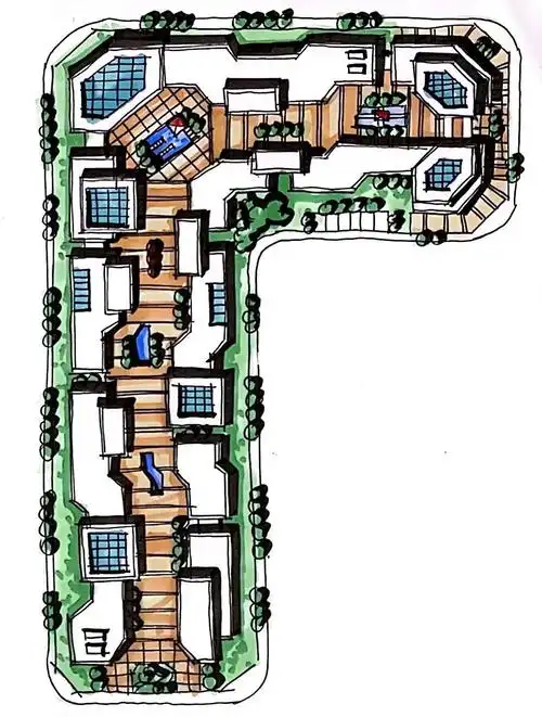 城乡规划考研  #城乡规划 #城乡规划快题  #快题  #商业街设计