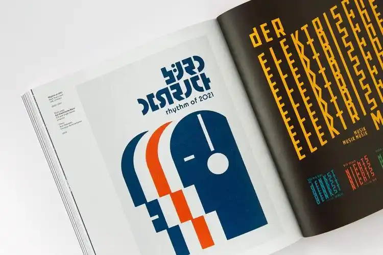 简约风格的bürodestruct期刊版面设计2