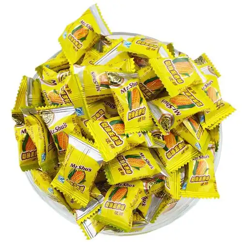 包邮徐福记奶油玉米味硬糖1500g散装称新年糖果年糖婚庆送礼休闲零食