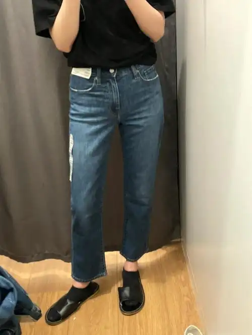 优衣库  #牛仔裤  #显瘦神裤  #显腿直  #修身牛仔裤  #优衣库