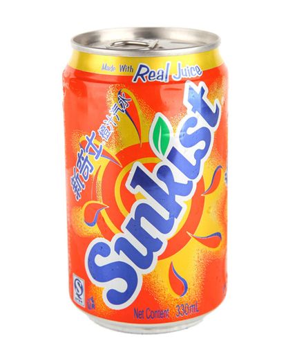 天猫超市屈臣氏碳酸饮料新奇士橙汁汽水330ml口感碳酸饮料