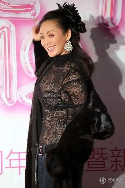 高清:宁静蕾丝透视装性感 脱外套展傲人身材_娱乐_腾讯网