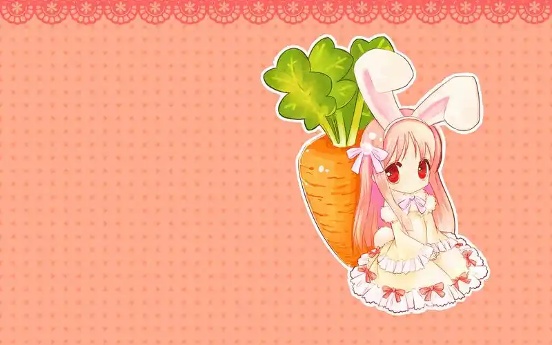 新春可爱小兔妹妹壁纸