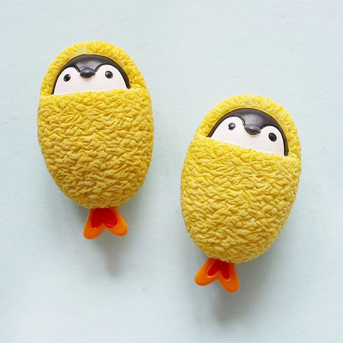 原创冰箱贴|大王小王 3d立体创意日系冰箱磁贴可爱搞怪企鹅装饰