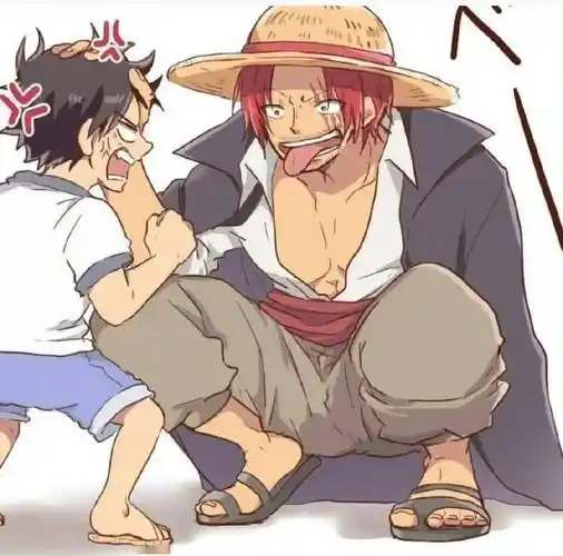香克斯与路飞之间好像亲属