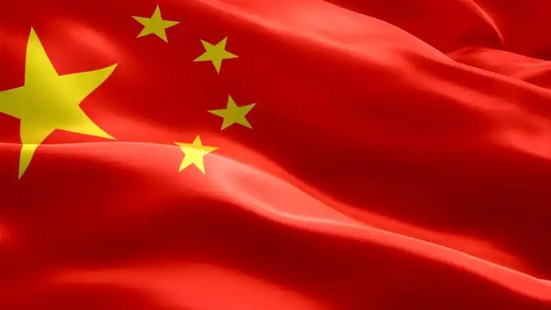 国旗飘扬循环背景