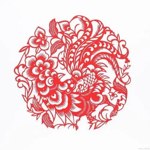 福字剪纸,寓意吉祥如意,是中国传统文化中的一抹亮丽色彩.