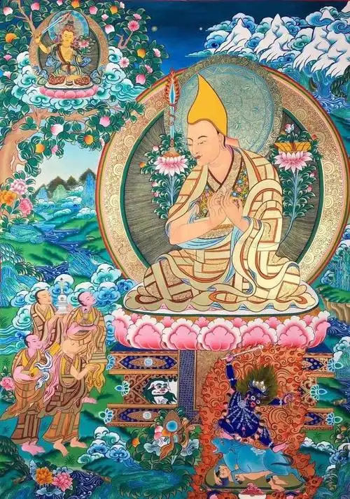 佛教:精美的藏传佛教唐卡,您认识几位佛菩萨?