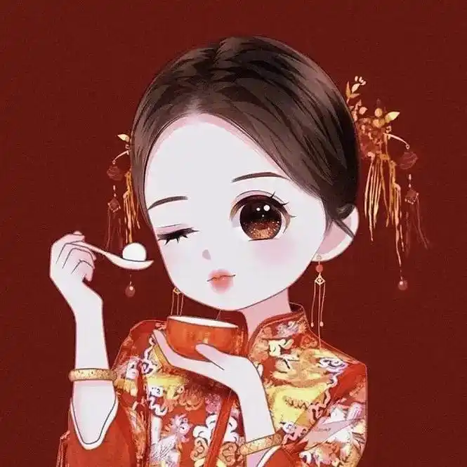 中式新娘新郎头像来了,点赞免费自取 - 抖音