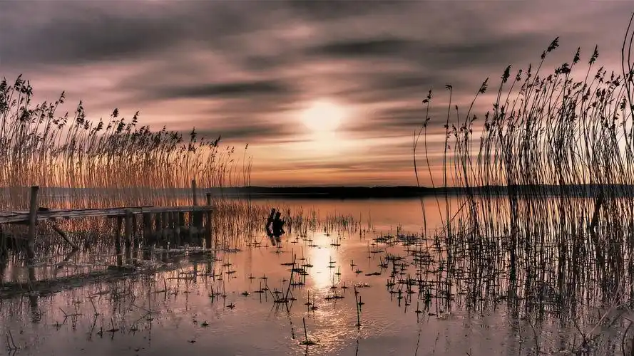 瑞典黄昏美景高清桌面壁纸