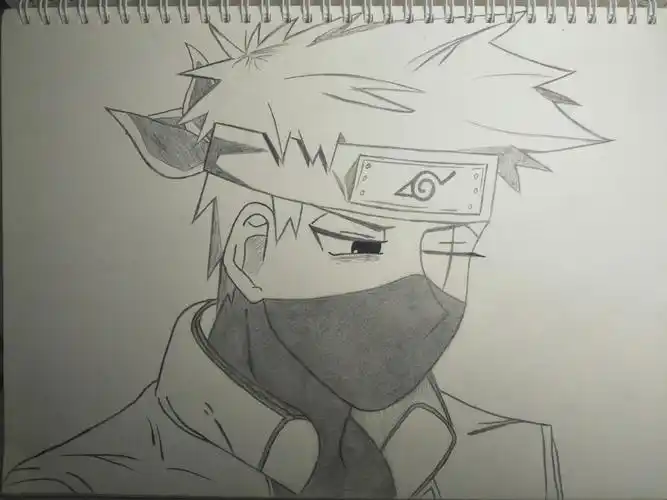 卡卡西简笔画 卡卡西简笔画全身图