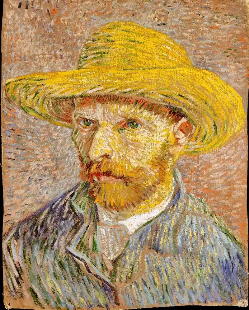 文森特·梵高自画像.文森特·梵高在其绘画生涯中总共画了35幅 - 抖音