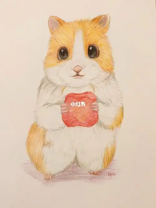 彩铅仓鼠步骤视频