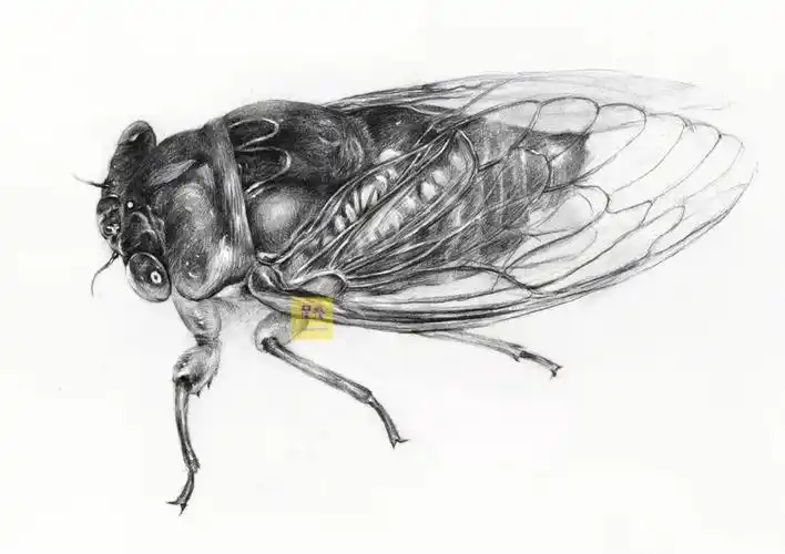 素描蝉