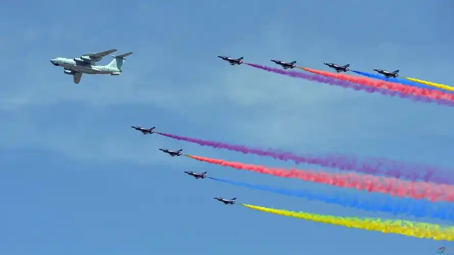 阅兵组照-中国空军阅兵英姿