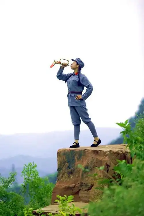 人像摄影:红军女战士