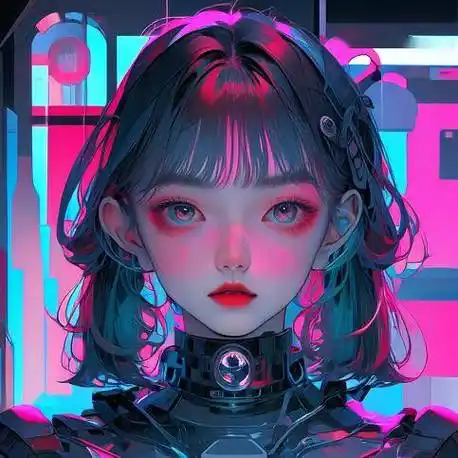 赛博朋克风头像,太酷了!_momo_谐音_姓氏