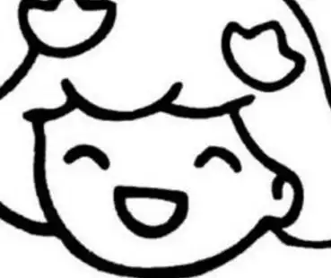 大笑简笔画可爱 简笔画图片大全-普车都