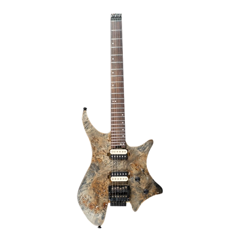 雅特eart新手入门专业级黄贯中双摇无头电吉他金属摇滚吉他乐器