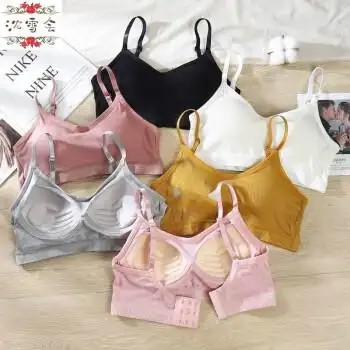 少女文胸高中生内衣女学生韩版新款裹胸聚拢抹胸四季无钢圈裹胸薄款
